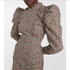 GANNI Cotton Poplin Dress XS